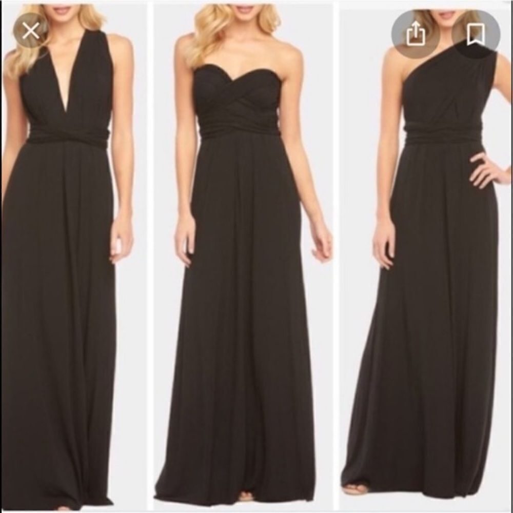 Tart Black Convertible Maxi Dress